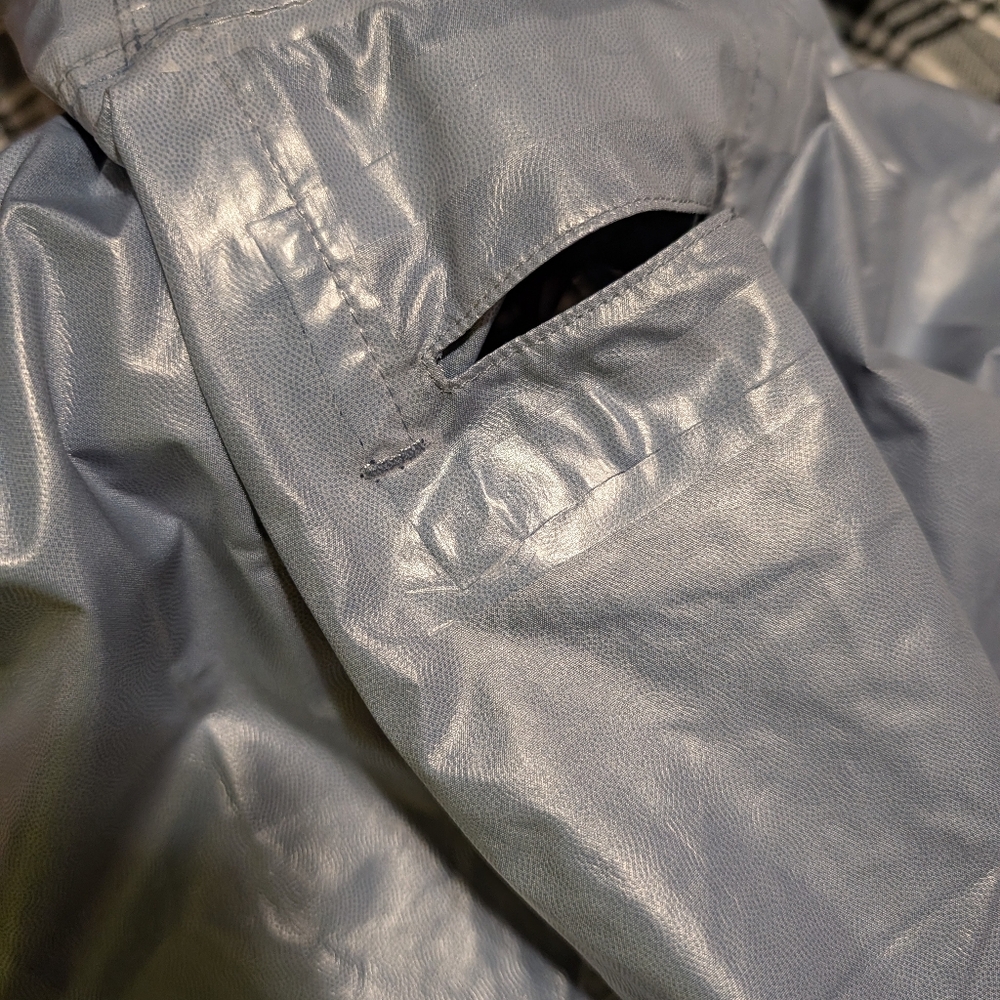 Puppy Dog Hooded Blue Gray Raincoat Xl Sized - Picture 8 of 9